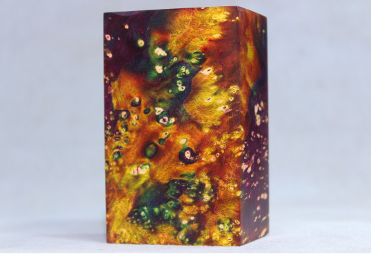 Stabilized Maple Burl Wood Mod Block